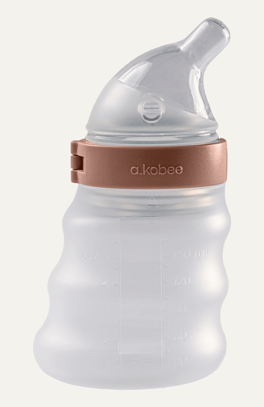 a.kobee Newborn Baby Bottle, Essentials. 5oz (with Newborn flow)
