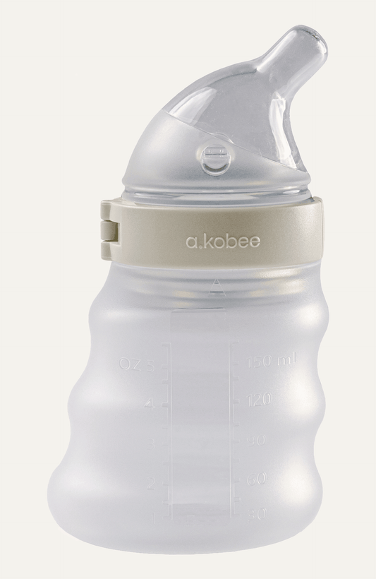 a.kobee Newborn Baby Bottle, Essentials. 5oz (with Newborn flow)