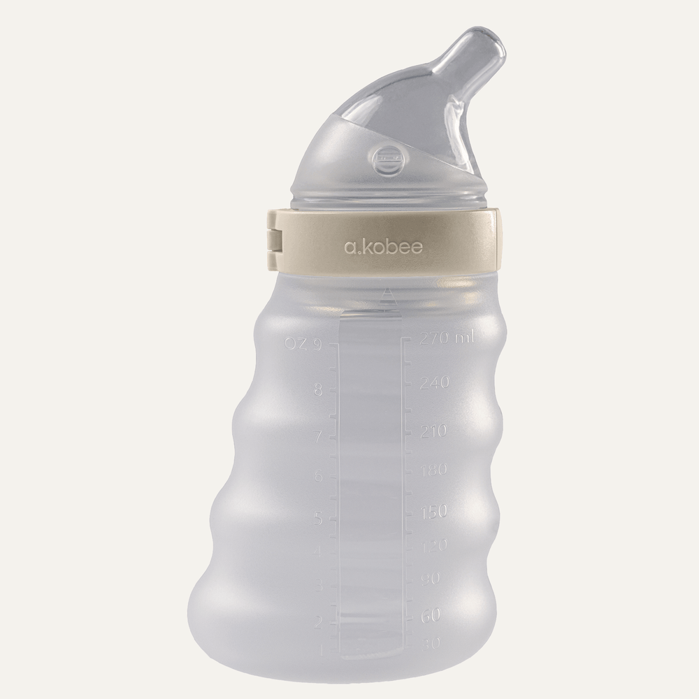 a.kobee Newborn Baby Bottle, Prime, 9oz (with Newborn flow)